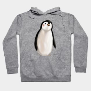 Cute Penguin Drawing Hoodie